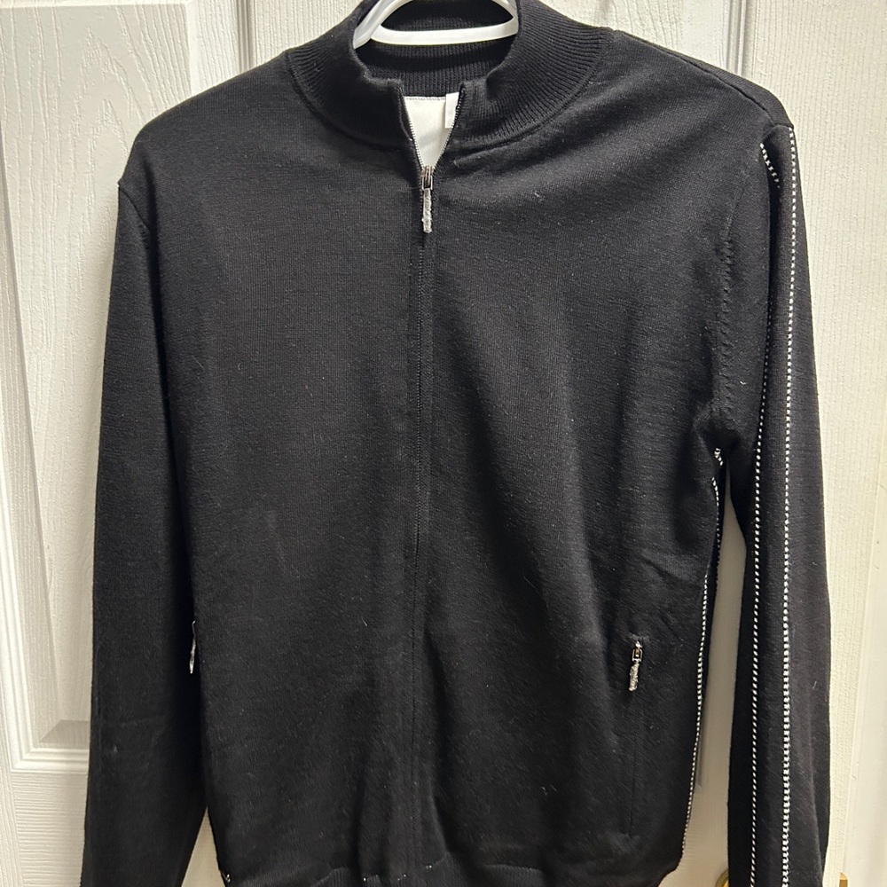Ping Black Women's Zip Up Golf Jacket- Tag says SZ 6 fits more like an 8